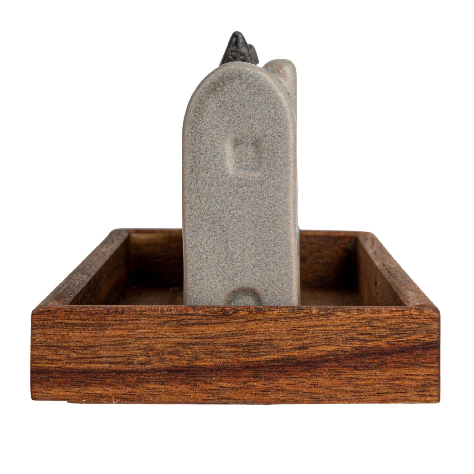 Hello Honey® 4" Bohemian House-Shaped Stoneware Vase Set